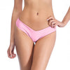 Image of 2019 New Women Sexy Bikini Bottoms Solid Swimming G-string Briefs Panty Female Thong V Swim Trunks Brazilian Beachwear Tankini