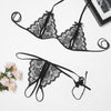 Image of 2Pcs Lingerie Set Women Lace Bralettes Sexy Strappy Push Up Bra Panty Set Sexy Lingerie Hot Erotic Underwear Porno Femme Bra Set