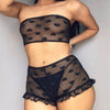 Image of Antibacterial Healthy Women Sexy Lace Teddy Features Plunging Eyelash Snaps Crotch Underwear Lingerie Bra Set Snaps Crotch A5#n