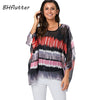 Image of BHflutter Women Blouses Plus Size 2019 New Style Batwing Casual Summer Blouse Shirt Woman Boho Chiffon Shirts Tops Chemise Femme