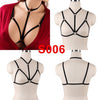 Image of Body Harness Bra For Women Fetish Chest Bondage Lingerie Erotic Cage Bra Gothic Garter Belt
