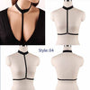 Image of Body Harness Bra For Women Fetish Chest Bondage Lingerie Erotic Cage Bra Gothic Garter Belt