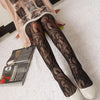 Image of Fashion Womens Lady Girls Black Sexy Fishnet Pattern Jacquard Stockings Pantyhose Tights skull Woman 1pcs dww43