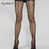 Image of Fashion Womens Lady Girls Black Sexy Fishnet Pattern Jacquard Stockings Pantyhose Tights skull Woman 1pcs dww43