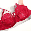 Image of Lace Bra C D E Cup Sexy Bras For Women Ultrathin Floral Lingerie Plus Size Women Brassiere soutien gorge femme Bralette 36-46