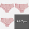 Image of M-XL Women's Panties 3Pcs/Set Cotton Solid Color Girl Briefs Sexy Lingerie Female Underwear Ladies Underpants Women Intimate New
