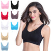 Image of Plus Size Bras For Women Seamless Bra With Pads Big Size 4XL 5XL Bralette Push Up Brassiere Bra Vest Wireless Active Bra