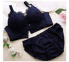 Image of Push Up Bra Set Sexy Lingerie Underwear Women Panties And Bralette Underclothes Female Underwear Embroidery Cotton Bralet Set
