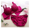 Image of Push Up Bra Set Sexy Lingerie Underwear Women Panties And Bralette Underclothes Female Underwear Embroidery Cotton Bralet Set