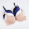 Image of Seamless Push Up Bra Sexy Front Button Closure Bra Underwear Buckle Female Small Chest Underwire Bra