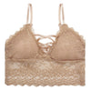 Image of Sexy Floral Lace Bralette Female Wireless Bra Fashion Lace Brassiere 6 Colors Racerback Underwear Comfort Lingerie Intimate New