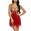 Image of Sexy Lingerie Women Mesh Floral G-string Pajama Erotic underwear Transparent temptation Nightdress/Sleepwear/Costumes Babydoll