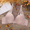 Image of Sexy Push Up Bra Lingerie Femme Transparent Seamless Wireless Bra Intimates Lace Bralette Brassiere Crop Top Bras For Women