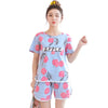 Image of Wholesale Pajamas Sets Spring Autumn 22 Style Thin Carton Generation Women Long Sleepwear Suit Home Women Gift Female Sleepwear