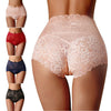 Image of Women Panties Sexy Lace Underwear Woman Knickers Lace Panties Mesh Floral Lingerie Female Seamless Briefs Underpants Plus Size
