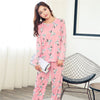 Image of Womens Pajamas Sets 2019 Summer Round Neck Cartoon Kawaii Totoro Cartoon Sleepwear Nighty Female Casual Autumn Winter Pajamas