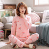Image of Womens Pajamas Sets 2019 Summer Round Neck Cartoon Kawaii Totoro Cartoon Sleepwear Nighty Female Casual Autumn Winter Pajamas