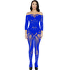 Image of ms ragdoll Sexy Bodystockings Black Sex Nightwear Erotic Appear Underwear Sleepwear Intimate Kimono Sex product Crotchless Teddy
