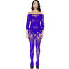Image of ms ragdoll Sexy Bodystockings Black Sex Nightwear Erotic Appear Underwear Sleepwear Intimate Kimono Sex product Crotchless Teddy