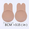 Image of 1 Pair Rabbit Bra Intimates Lift Tape Silicone Adhesive Bra Nipple Cover Push Up Breast Underwear Accessories For Party Dress
