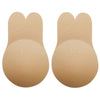 Image of 1 Pair Rabbit Bra Lift Tape Ladies Invisible Strapless Push-up Tape Stick On Strapless Breast Women Bralette Solid Color Bra