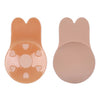 Image of 1 Pair Silicone Adhesive Women Invisible Push Up Bras Nipple Cover Breast Pasties Reusable Lift Up Tape Rabbit Bra Strapless Bra
