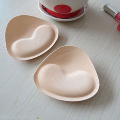 1 Pair Women Chest Cup Breast Bra Bikini Insert Chest Pad For SummerSwimsuit Padding Inserts Sponge Foam Bra Pads