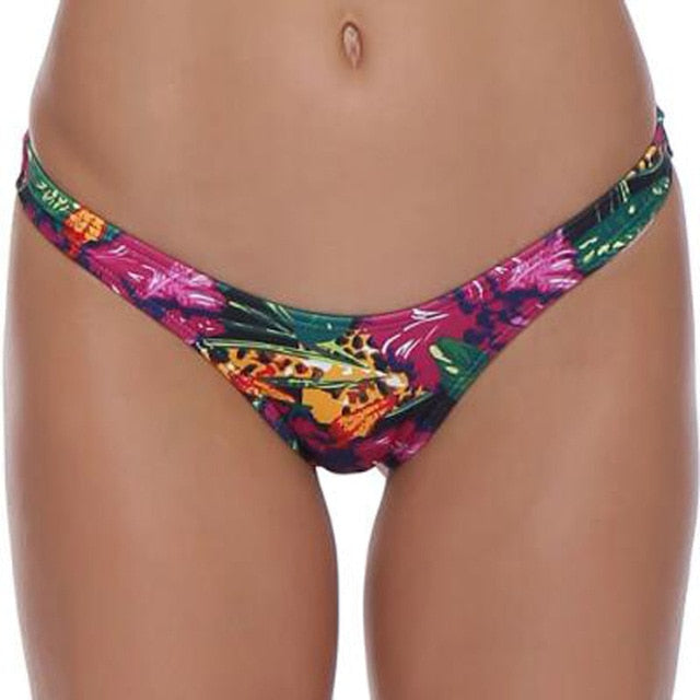 10colors Mini Micro bikini Swimwear Women Swimsuit Sexy brazilian Thong bikini bottom G-string Briefs Panties Underwear Tanga