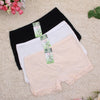 Image of 10pcs/lot  bamboo fiber women's safety pants women lace boxer briefs Boyshort medium waist underwear for ladies 3 colors
