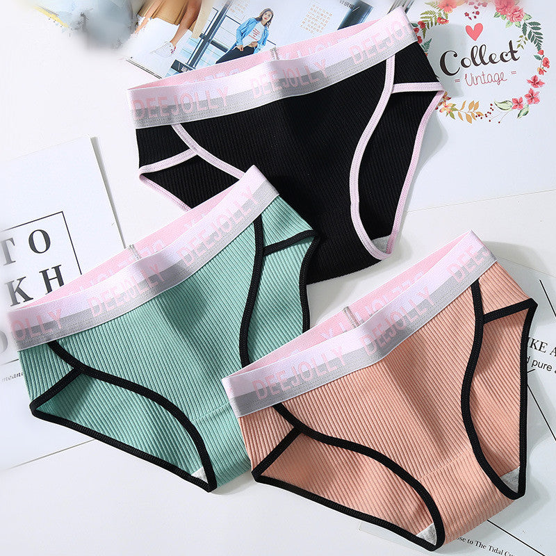 16 Colors Panties for women cotton underwear letters sexy lingerie female casual briefs ladies underpants girl plus size panty