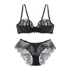 Image of 2017New fashion design europe victoria ultra thin lace sexy lingerie lace bra set women Gather breathable underwear bra sets JYF