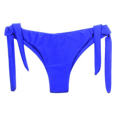 2018 Sexy Solid Thong Bikini Brazilian Cut Swimwear Women Bottom Adjustable Briefs Swimsuit Panties Underwear Thong Bathing Suit