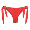 Image of 2018 Sexy Solid Thong Bikini Brazilian Cut Swimwear Women Bottom Adjustable Briefs Swimsuit Panties Underwear Thong Bathing Suit