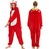 Image of 2019 Adults Animal Pajamas Cartoon Sleepwear Unicorn Pajamas Sets Stitch Shark Kigurumi Unicornio Women Men Warm Flannel Hooded