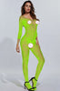 Image of 2019 Bodystocking Fishnet Sheer Mesh Bodysuit Sexy Leotard Sex Clothes Open Crotch Mesh Flower Hot Stocking on The Body