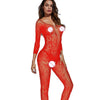 Image of 2019 Bodystocking Fishnet Sheer Mesh Bodysuit Sexy Leotard Sex Clothes Open Crotch Mesh Flower Hot Stocking on The Body