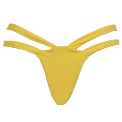 2019 New Hot Sale Black V Shape Sexy Brazilian Bikini Bottom Women Swimwear Swimsuit Trunk Tanga Micro Briefs Panties Underwear