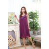 Image of 2019 New Ladies Silk Sleepwear Summer Nightgown Sexy Lingerie Pink Nightdress for Women Satin Sleep Shirts Chemise Night Dress