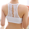 Image of 2019 New Sexy Women Lace Back Bralette Crop Tank Tops Bra Bustier Padded Seamless Bra Cropped Feminino