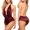 Image of 2019 Plus Size Women Sexy Lingerie Lace Babydoll Chemise Porno Sex Underwear erotic Dress Female Backless Babydoll Nightwear