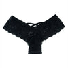 Image of 2019 Sexy Black Lace Bikini Shorts Surfing Swimwear Swimming G-String Briefs Panty Bikini Bottom Brazilian Thong maillot de bain