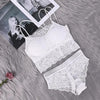 Image of 2019 Sexy Lace Bra Sets Women Seamless Embroidery Bralette Wireless Breathable Underwear Lingerie Set