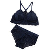 Image of 2019 Sexy Lace Bra Sets Women Seamless Embroidery Bralette Wireless Breathable Underwear Lingerie Set