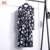 Image of 2019 Women Dress Spring Long Sleeve Office Polka Dot Vintage Dress Casual Red Floral Autumn Shirt Chiffon Midi Dress For Ladies