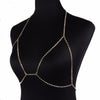 Image of 2019 Women Elegant Diamante Crystal tank Shoulder Lingerie Accessories New Silver Plated Metallic Sexy Rhinestone Bra Straps