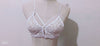 Image of 2019 Women Seamless Sexy Cross Bandage Crop Tank Top Floral Sheer Lace Bra Bralette Bustier fitness building invisible fly bra #