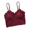 Image of 2019 Women Sexy Lingerie Corset Lace Floral Bralette Padded Bra Camis Underwear Wire Free Sheer Lace Bra Crop Tops Brassiere x