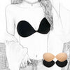Image of 2019 Women's Breast Push Up Pads Reusable Swimsuit Accessories Silicone Bra Pad Nipple Cover Stickers Patch Inserts Sponge Bra