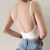 Image of 2019 Womens Underwear Top Bras Hollow Out Ribbed Bra Back U Shape Wire Free Full Cup Bralette