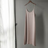 Image of 2019 women summer satin dress luxury shiny sundress vintage imitation silk dress korean fashion